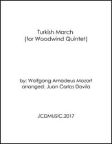 Turkish March (for Wind Quintet) P.O.D. cover